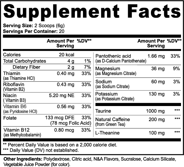 Energy Blend Powder (Yuzu Flavor)